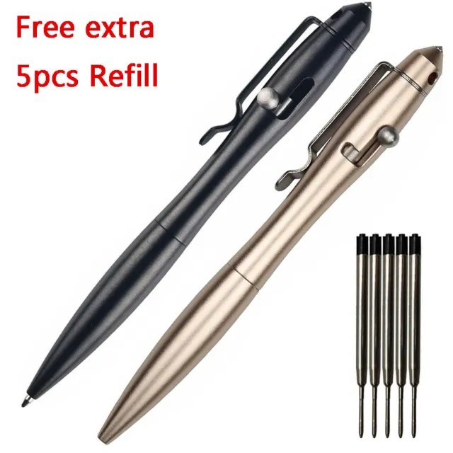 DURABLE Aluminum Pocket Ball Pen Ballpoint Pen Office Signature Business EDC