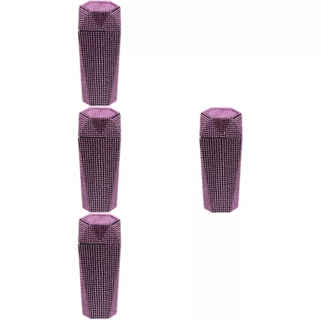 4PCS -Auto Mülleimer Can Can Mülleimer Collhalter Strass -Aufbewahrungsbehälter