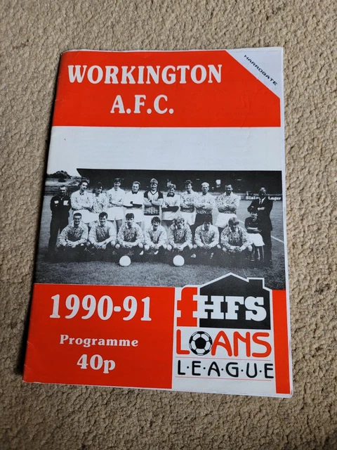 1990 Programme Box Applications WORKINGTON V HARROGATE- 1990/91- Programme £0.99 - PicClick UK
