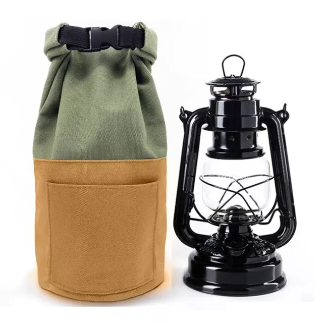 Retro Style Canvas Bag for Camping Lanterns Protect and Carry Your Lamp