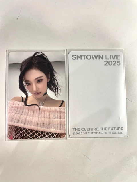AESPA NINGNING PHOTOCARD SMTOWN LIVE 2025 30th Anniversary MD
