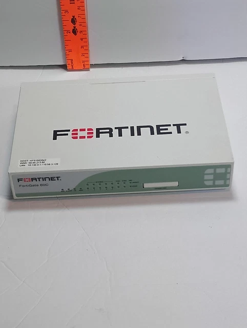 FORTINET FORTIGATE 60C Router Firewall Security Appliance FG-60C NO ...