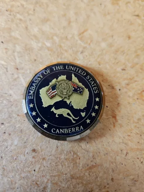 Embassy Of US Armed Forces Canberra Australia Medallion