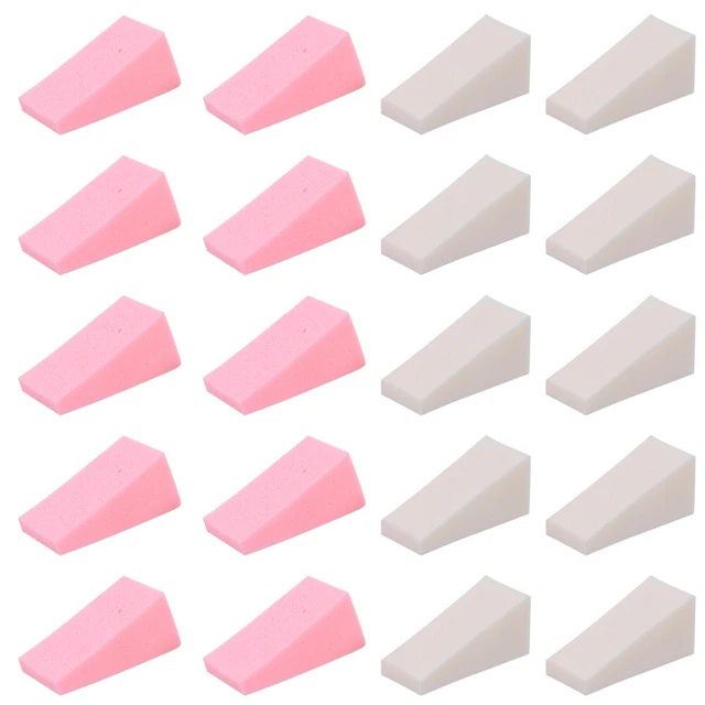 40 Pcs Make Up Sponges For Blending Triangle Puff Cushion Foundation Powder Puff