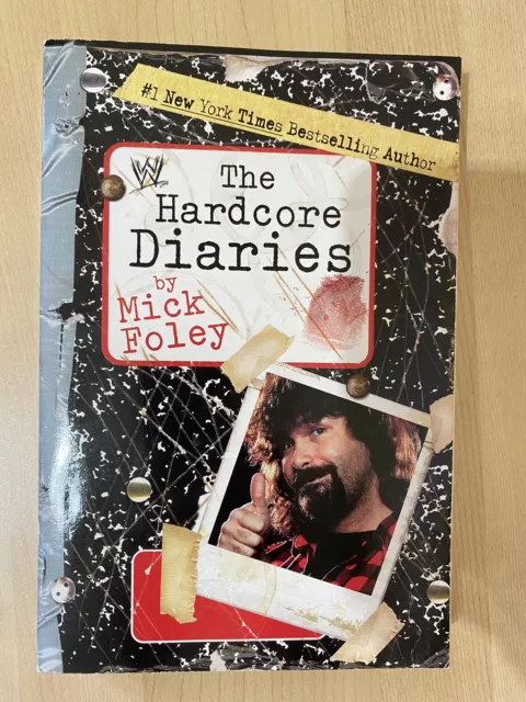 The Hardcore Diaries by Mick Foley Paperback 2008 Trusted UK Seller WWE WWF WCW
