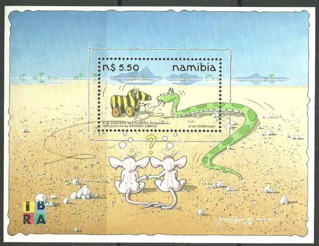 Namibia - Comicfigur Yoka-Schlange Block 48 postfrisch 1999 Mi. 985