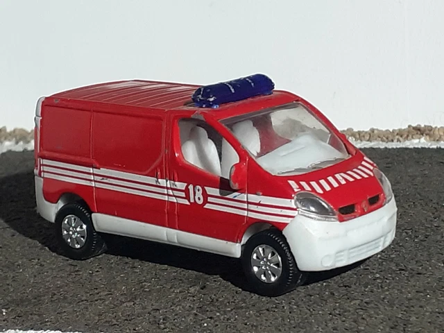 Renault Trafic Pompiers Du Rhône – NOREV 1/43 – DCI 100 – Miniature En Boîte