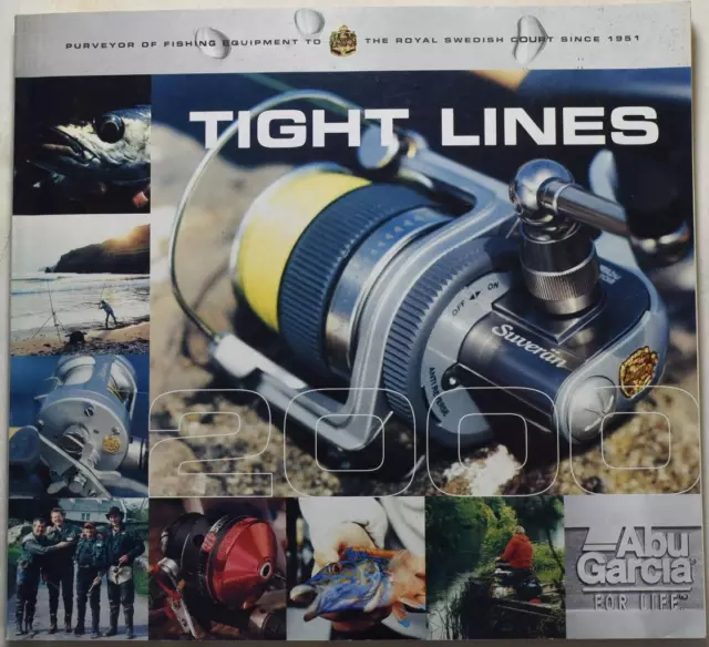 TIGHT LINES 2000 ABU GARCIA Catalogo Attacchi. Esche mulinelli a barre. Pesca Irlanda