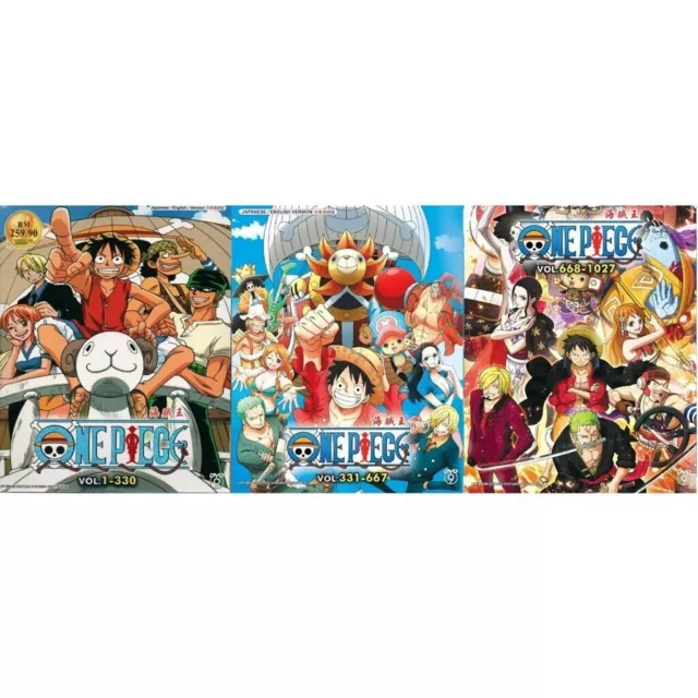 One Piece Eps 721-800. Dual audio. English Dub. English & Chinese  Subtitles.