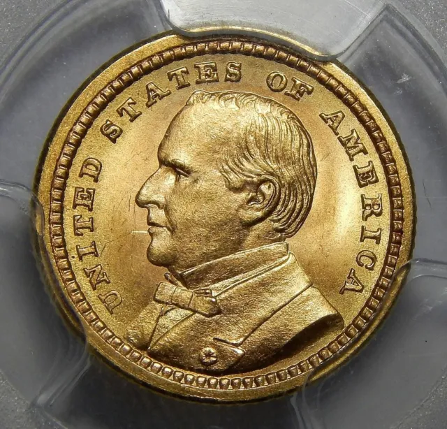 1903 PCGS MS65 McKINLEY, LOUISIANA PURCHASE GOLD DOLLAR COMMEMORATIVE