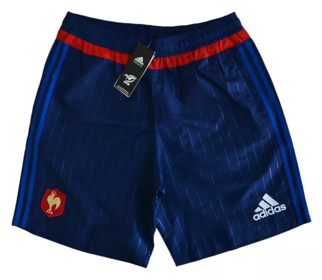 *Bnwt* France 2014 Rugby Union Shorts Jersey Adidas Size M Adult