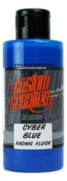 Custom Creative Solvent-Based Racing Fluorescent Cyber Blue 150ml