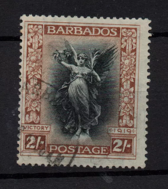 Barbados 1920 2/- Victory good CDS used SG210 WS34949