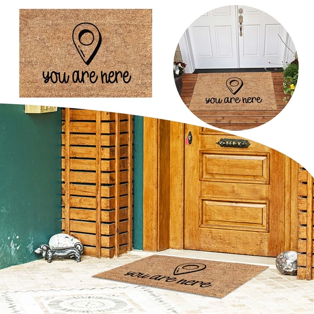 Manta gigante tejida alfombra decorativa para puerta baño bienvenida gruesa manta tejida