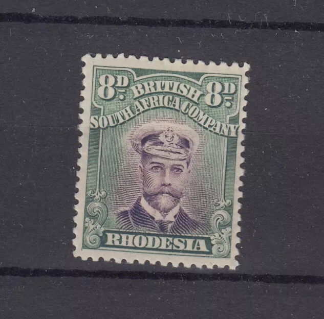 BSAC Rhodesia KGV 1913 8d Admiral Die III b SG268 MH BP2910