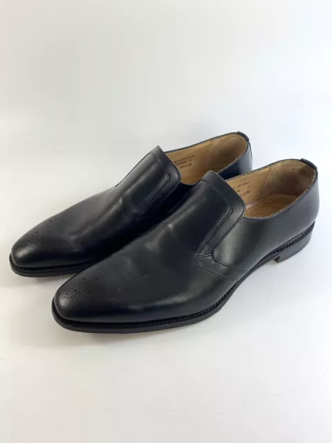 MENS CHARLES TYRWHITT Black Leather Wingtip Brogues Shoes UK11