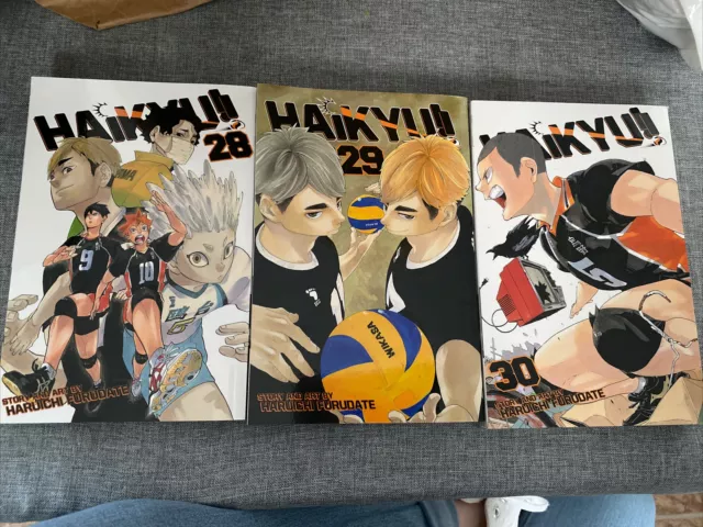 Haikyuu Manga Volumes 28-30