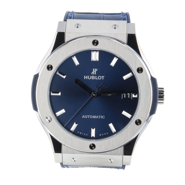 Hublot Classic Fusion Titanium Automatic 45 mm Blue Watch 511.NX.7170.LR Hublot Classic Fusion Titanium Automatic 45 mm Blue Watch 511.NX.7170.LR