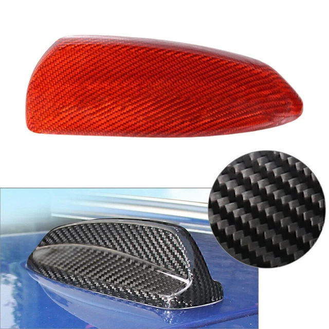 Carbon Fiber Shark Fin Antenna Cover For BMW 1 & 3 Series (E82, E46, E90, E92) - Black