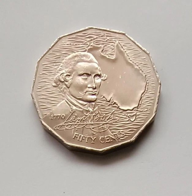1970 50 CENT Australian Captain Cook Bicentenary coin. 2 2.50 PicClick AU