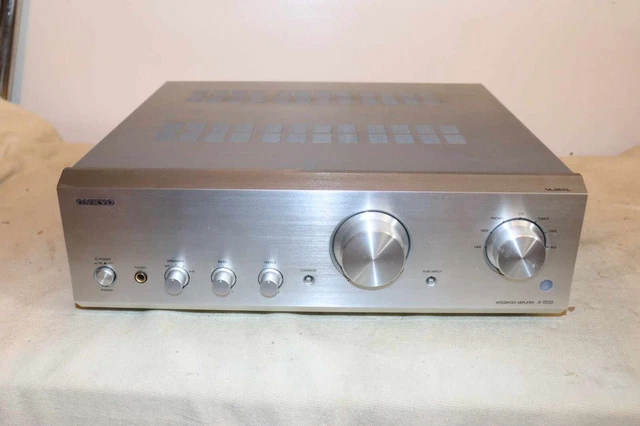 Ampli Stéréo Vintage Onkyo A9210 (modèle R1) - À Réviser - En L'état - Pièces Ou Restauration