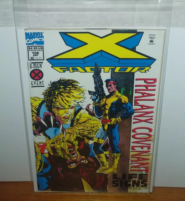 X-Factor #106 Vol 1 1994 The Phalanx Covenant Marvel Comics Foliencover Zeitungsstand