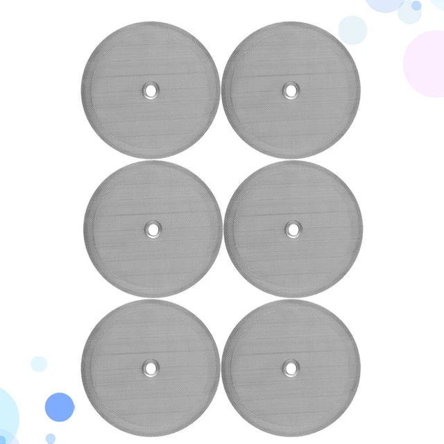 6 pezzi 100 mm acciaio inox filtro caffè metodo contenitore a pressione filtro caffè