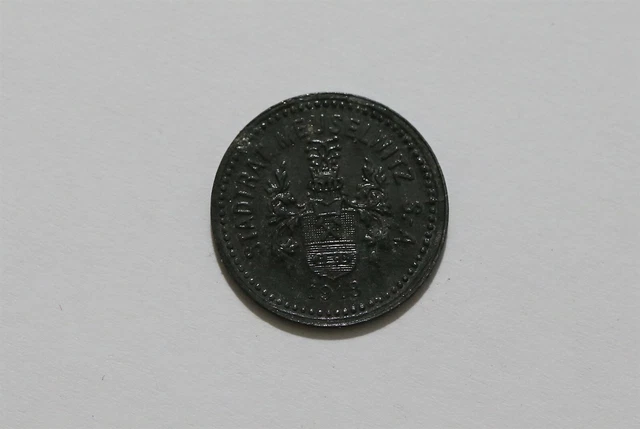Germany War Money Token 5 Pfennig 1918 Meuselwitz Zinc B34 #Z829