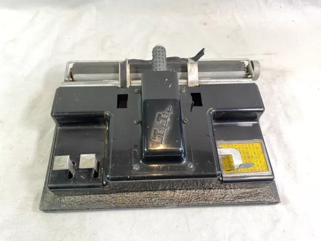 Raro Máquina De Escribir A Index Punta Fabricado En C. S. R Typewriter De 1936