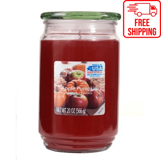 NEW Mainstays Scented Large Candle Jar Single Wick 3 Essences 20oz FREE SHIPPING