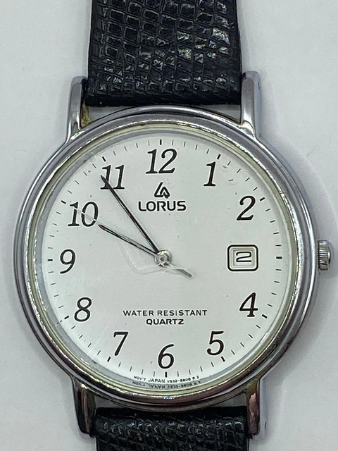 Lorus water resistant quartz watch 2025