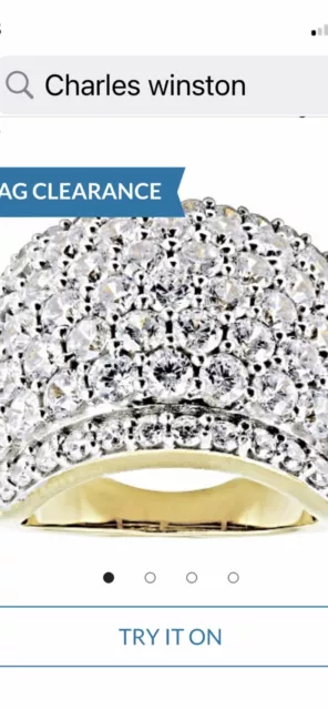 Charles Winston Size 9-10 Ring Gorgeous Charles Winston Size 9-10 Ring Gorgeous