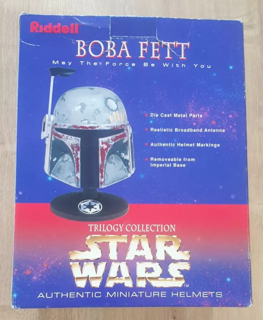 Riddell Star Wars Miniature helmet Boba Fett 8"