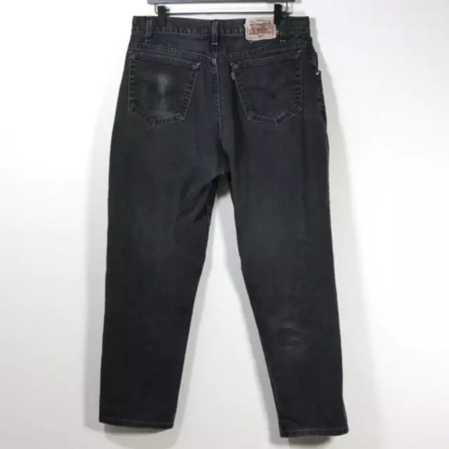 Vintage 80s/90s Levi's 545 Men's Loose Fit Washed Black Jeans 36 X 29