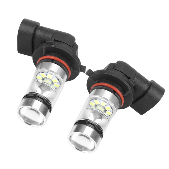 2 Ampoules 9006/HB4 100W LED Blanc Kit Phare Antibrouillard Voiture Drivi