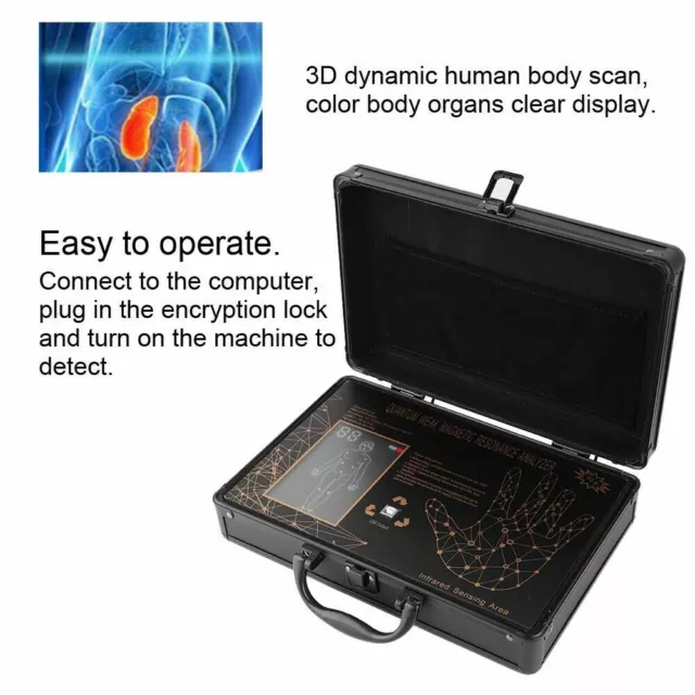 2024 6TH Gen Quantum Magnetic Resonance Body Health Analyzer English Software