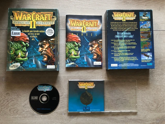Warcraft 2: Tides Of Darkness Sur PC, Version Française Big Box, état Correct