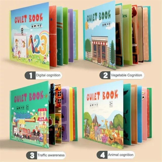 Montessori Toys Preschool Busy Book - Educational Learning Toys for Kids UK