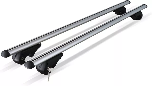 Lockable Car Roof Bars Rails Rack 120cm Long for BMW E46 3 Series Touring Estate