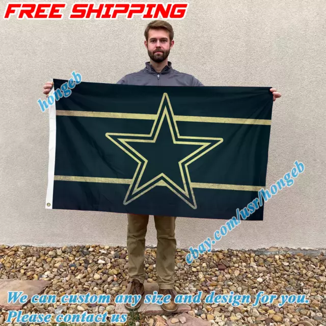 Dallas Cowboys Vintage Old Retro Flag Banner 3x5 ft Fans Home Decor NFL 2024