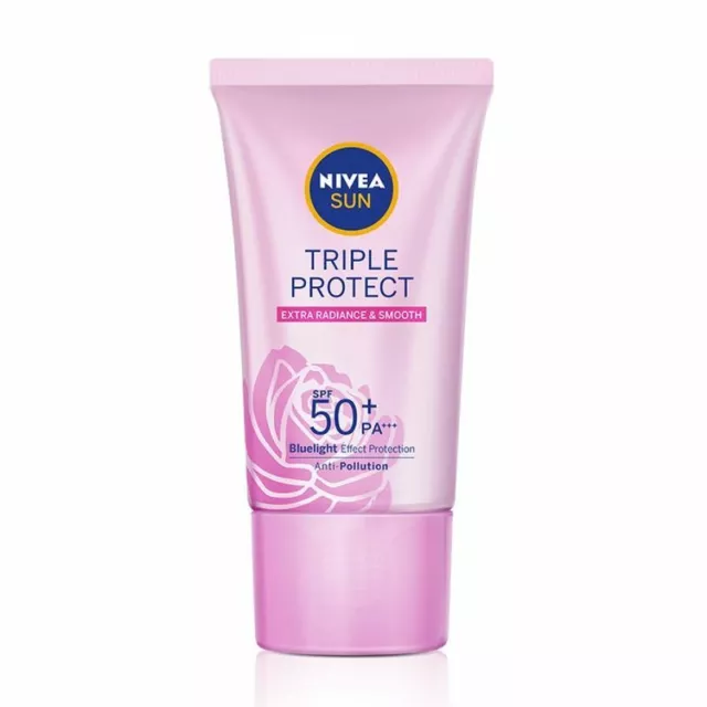 [ NIVEA ] Soleil Triple Protection Extra Rayonnement Et Lisse Solaire SPF50 + Pa