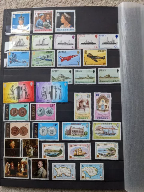 jersey stamps unmounted mint