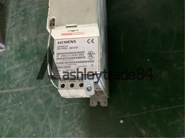 Uno Usado Siemens 6SN1112-1AC01-0AA1 Monitoreo Módulo 6SN1 112-1AC01-0AA1