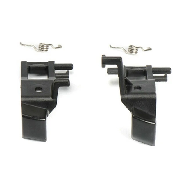 Durable Armlast Latch Clip Links+recht Kit Kunststoff Schwarz 2pcs/Set