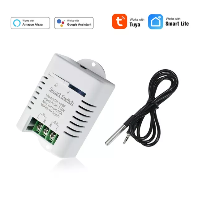 WiFi Wlan Kabellos Temperatur Modul Sensor Tuya Smart Life APP Steuerung f Alexa