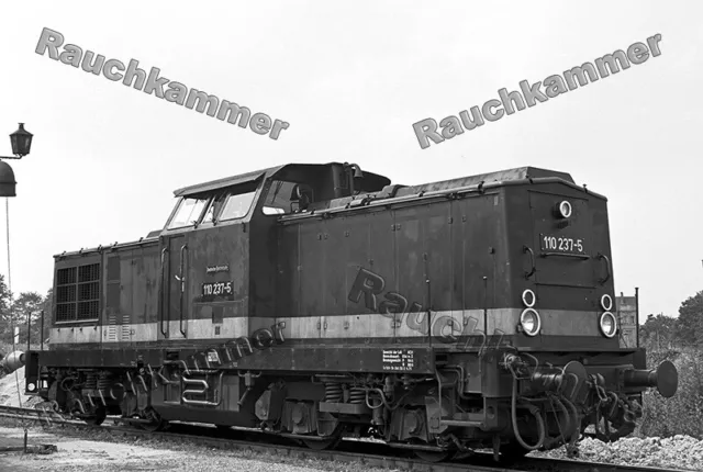 Bild-Datei + 10x15 Foto DR 110 237-5 Bw Görlitz 1971 #D03870