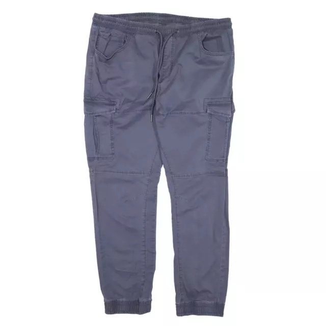 FSBN Pantaloni Cargo Grigi Regolari Affusolati Donna W36 L27