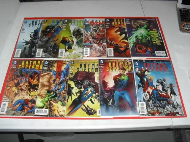 Lot 11 Batman Superman New 52 1-9 + Annual all VF/NM 2013! DC 1st print run 1-32