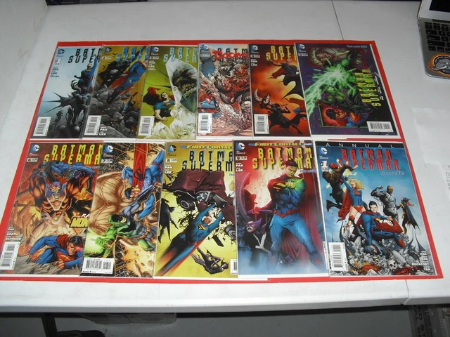 Lot 11 Batman Superman New 52 1-9 + Annual all VF/NM 2013! DC 1st print run 1-32