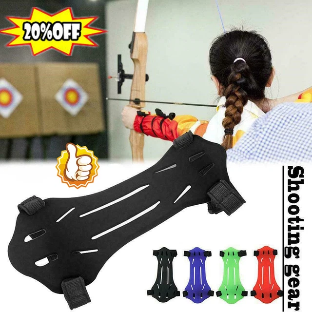 BLACK ARCHERY EQUIPMENT Silicone Arm Guard Shooting Protective Gear New